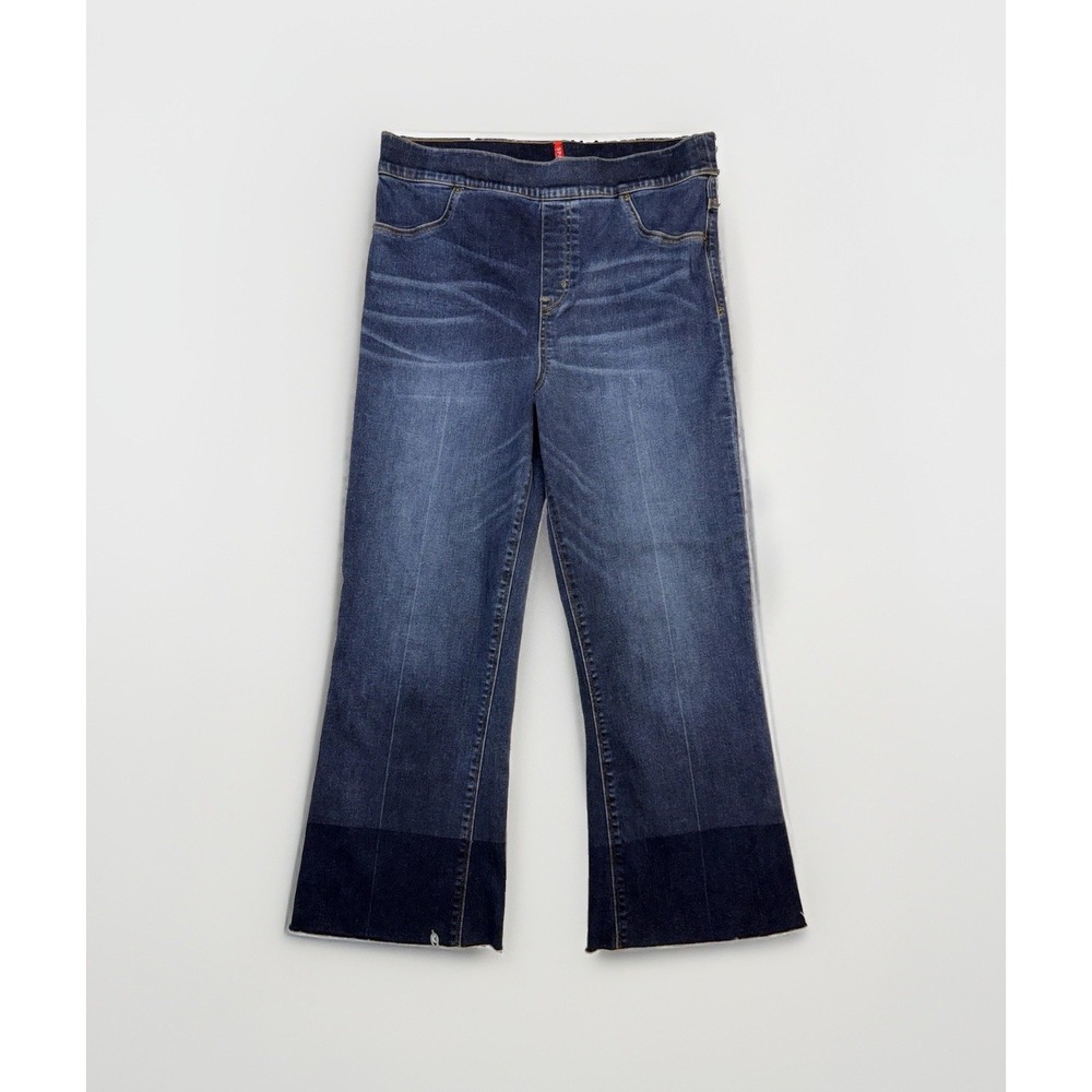 SPANX Flare Jeans Women's XL Stretch High Rise Pull On Stretch Denim